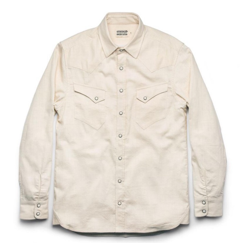 Taylor Stitch x Stetson Western Shirt Corded Denim